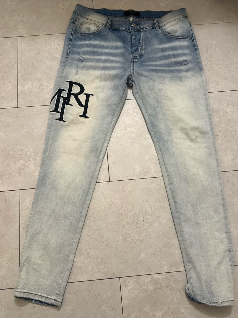 AMIRI logo jeans